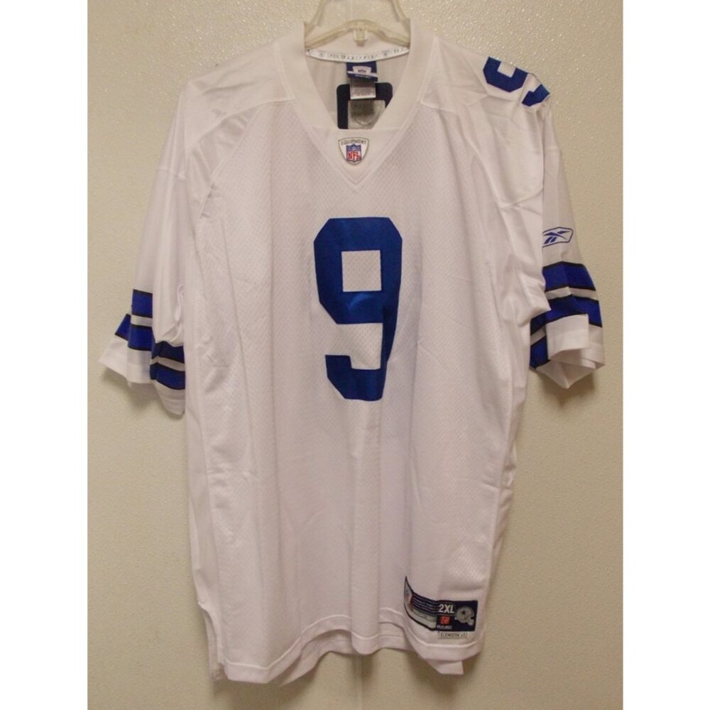 NFL Dallas Cowboys #9 Tony Romo Reebok Replithentic Jersey Size 2XL